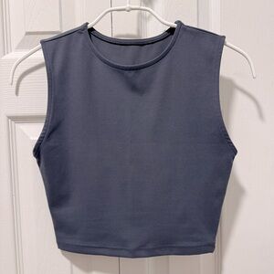 Joah Brown Second Skin Tank in Sueded Navy (Size XS/S).